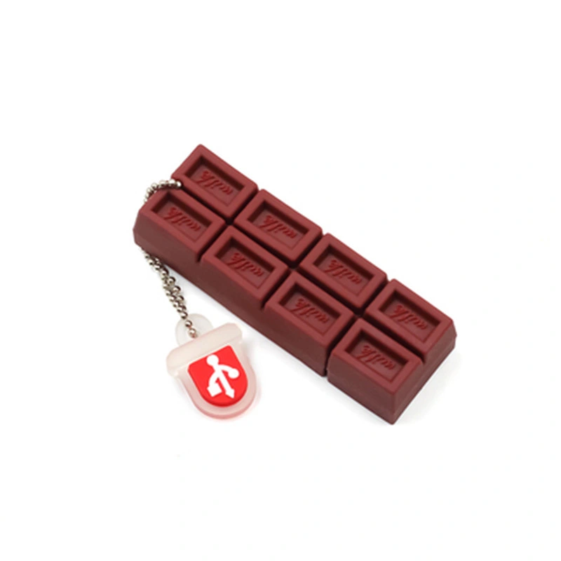 Creative Chocolate U Disk for Promotional PVC Customized Gift USB Flash Drive