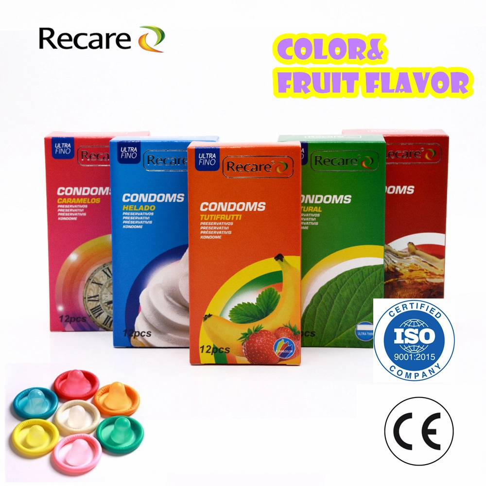 Sexual Product Recare The Width of The 52mm Colour Condom All Colored Condom