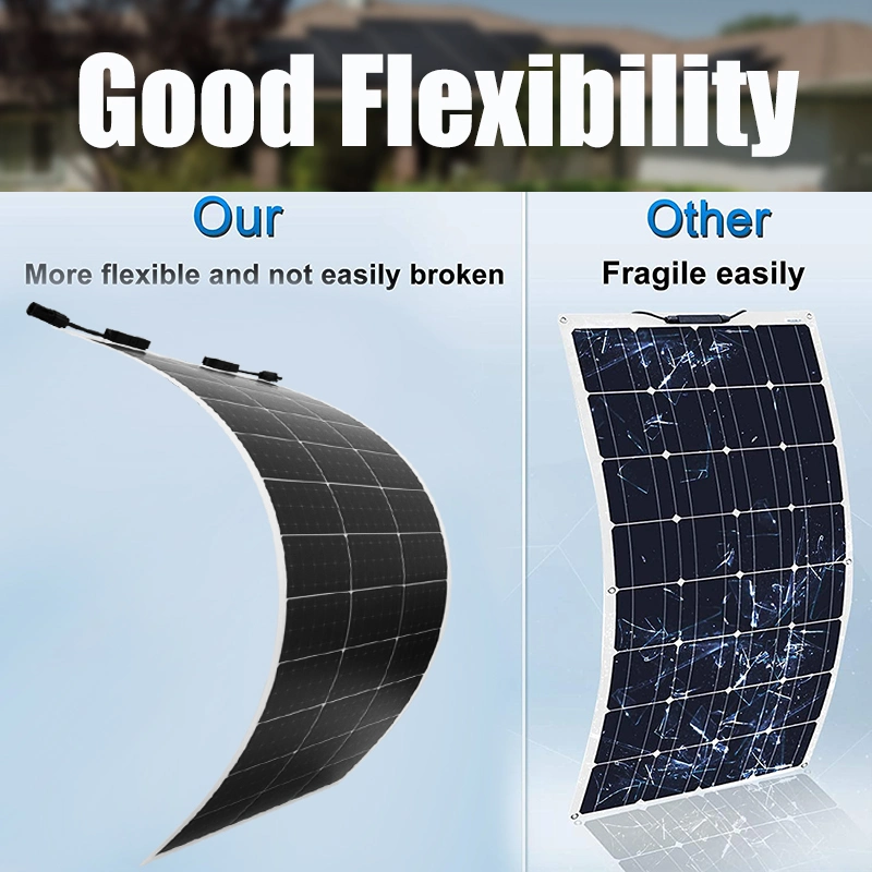 Mono Solar Panel Price 12V 24V 100W 300W 400W 5000W Cells Power Flexible Paneles Solares