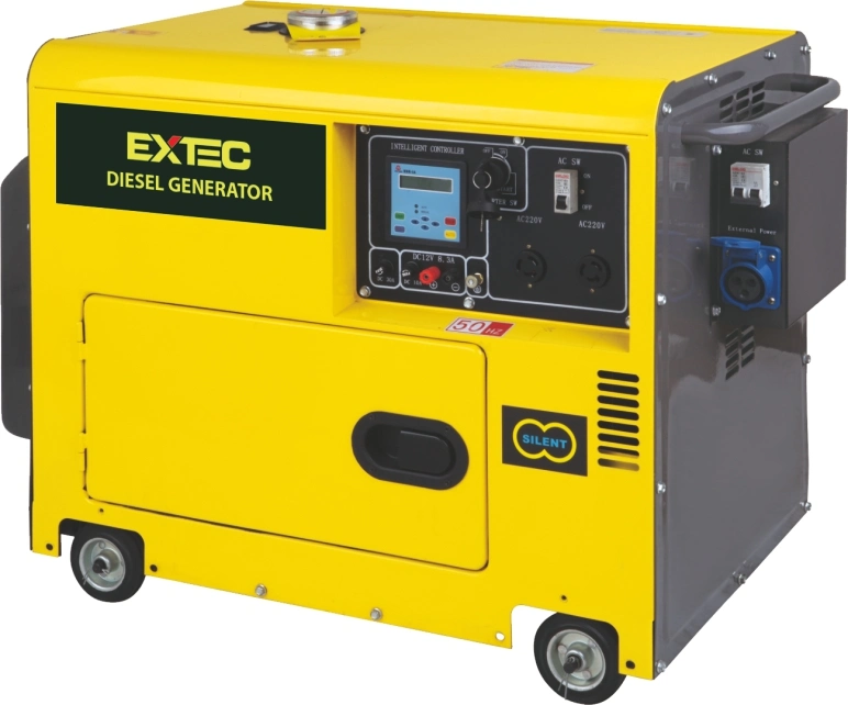 Extec Exd6500 D186FA 418cc de 10 CV de potencia del motor de arranque de retroceso para el producto generador diésel eléctrico