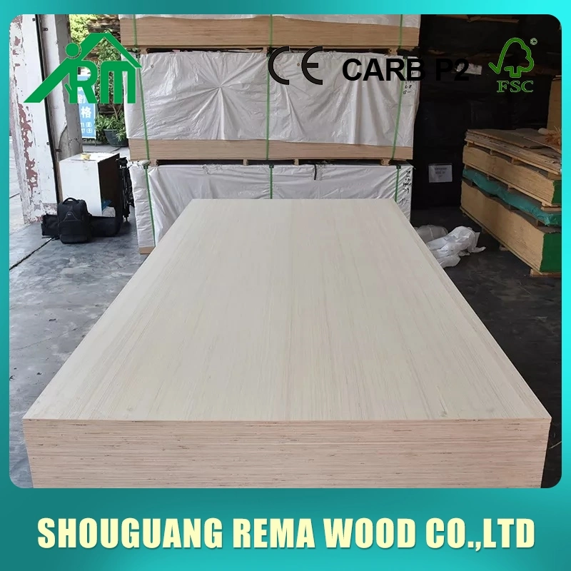 1220*2440*18mm Poplar Natural Veneer/Melamine Faced/Marine Plywood for Nigeria Kenya Market