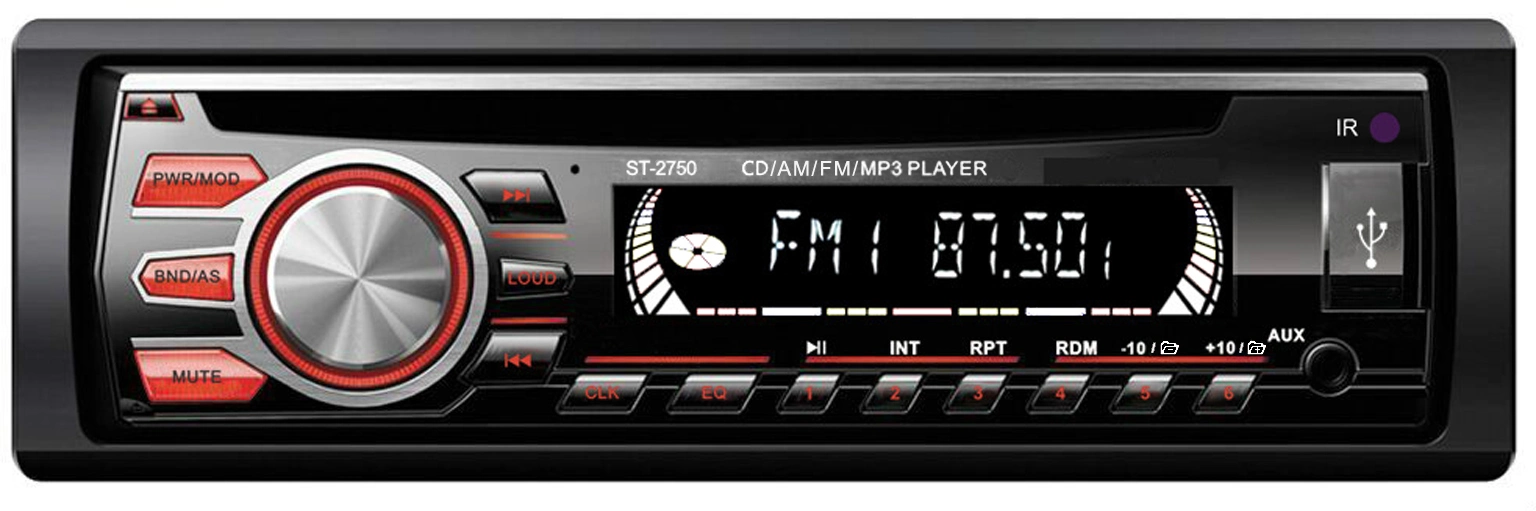 مشغل صوت Bluetooth® للسيارة Car CD بلوحة قابلة للفصل من قبل المستهلك للإلكترونيات