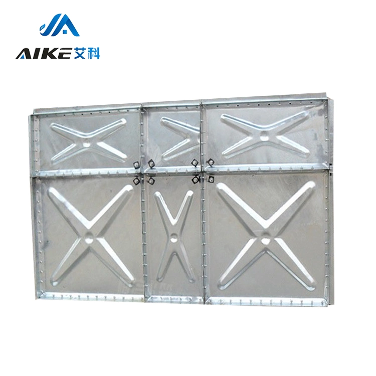 Galvanized Pressed Steel Pressure Water Tank