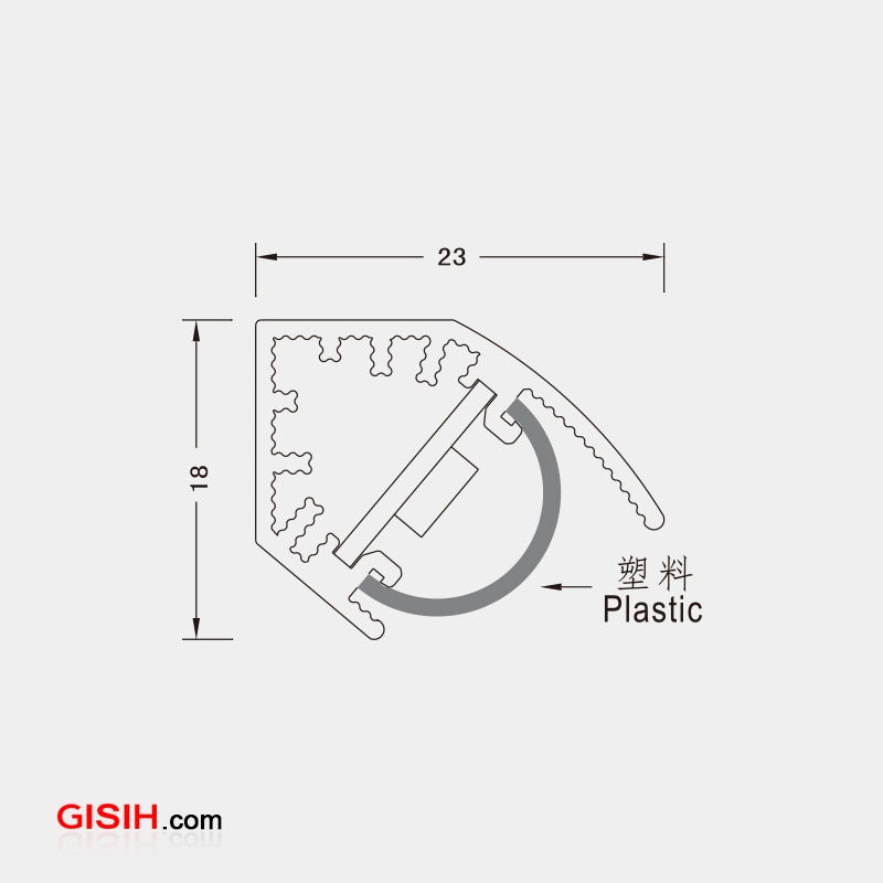 16W/M Aluminum Profile LED Strip Light with High Lumen