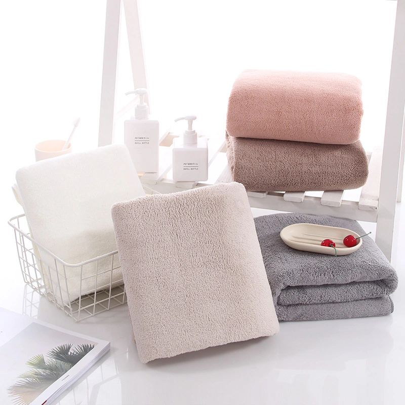 Coral Velvet Comfort Soft and Ease Bath Towels with Many Colors Customized