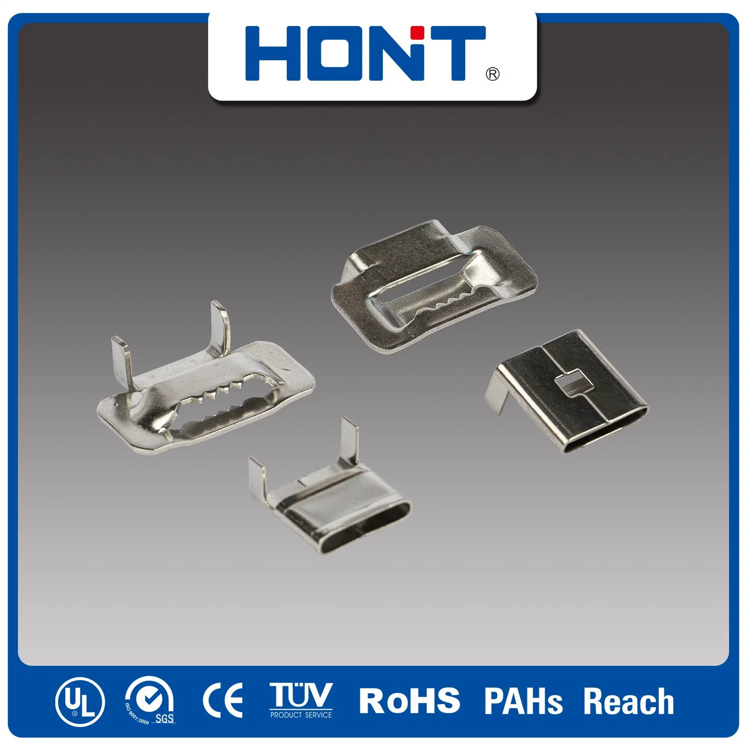 94V2 saco plástico Hont e autocolante exportador aço inoxidável para cartão/tabuleiro Acessórios para cabos de cinta de mangueira com CCC