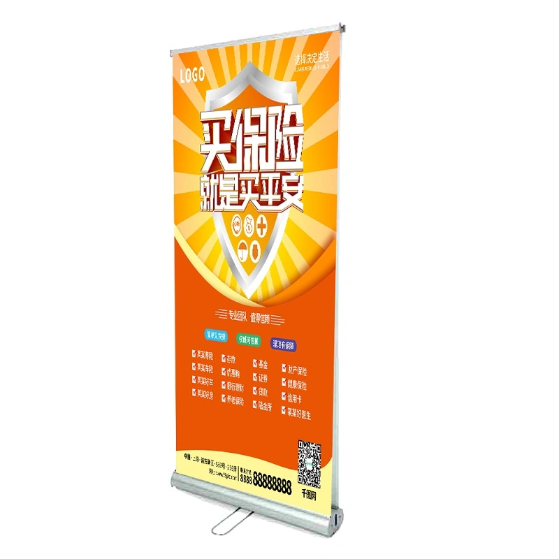 Manufactures Custom Economical Roll up Display Rollup Advertising Banner Stand