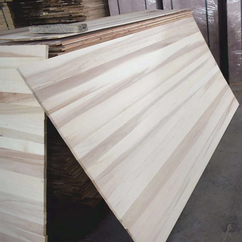 1220*2440mm Poplar Solid Wood Panel for Furniture Decoration