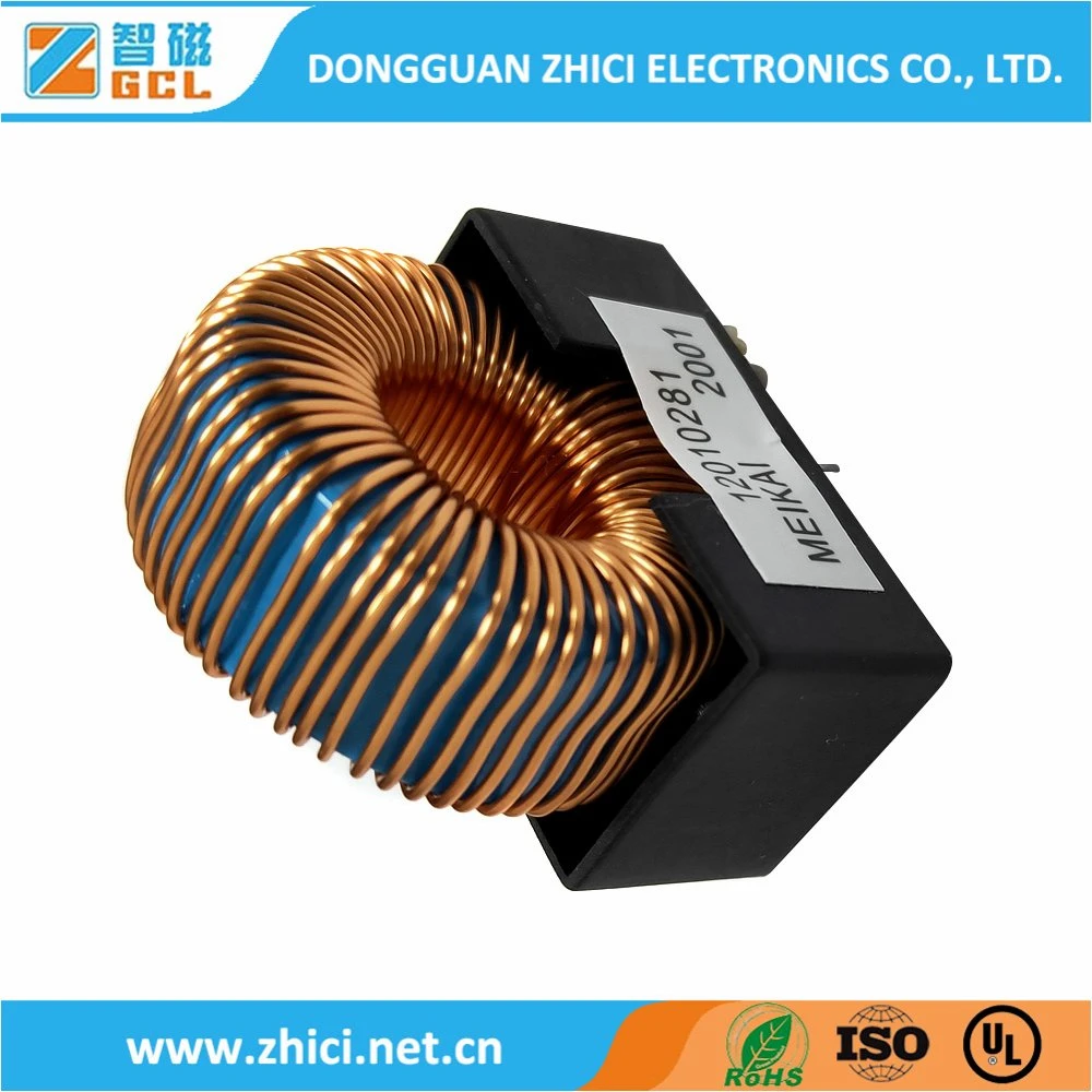 UL Toroidal totalmente compatible T28*16*13 Core Inductor de modo común para equipos de control de comunicaciones