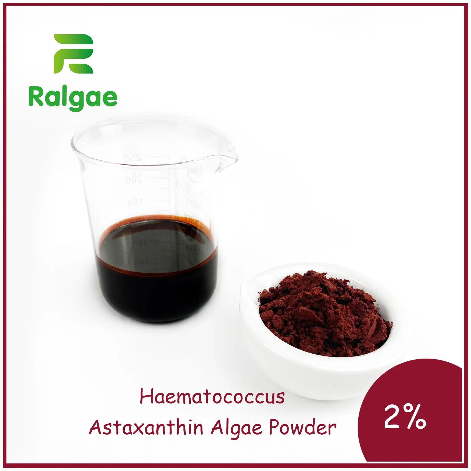 Foods Grade Natural Haematococcus Algae Powder Astaxanthin