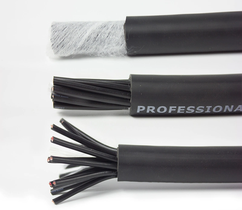 Multi Core Flexible Electric Wire AV Snake PVC Control Welding Cable