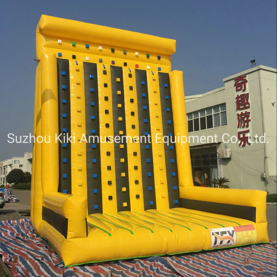 Popular Entertainment Inflatable Water Slide Rock Climbing Sticky Wall