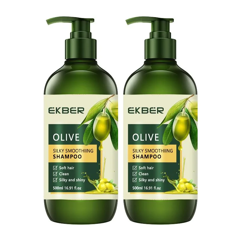 New Arrival Olive Fruit Extract Daily Cleaning Moisturizing Protective Treatment Olive Oil Shampoo Organic