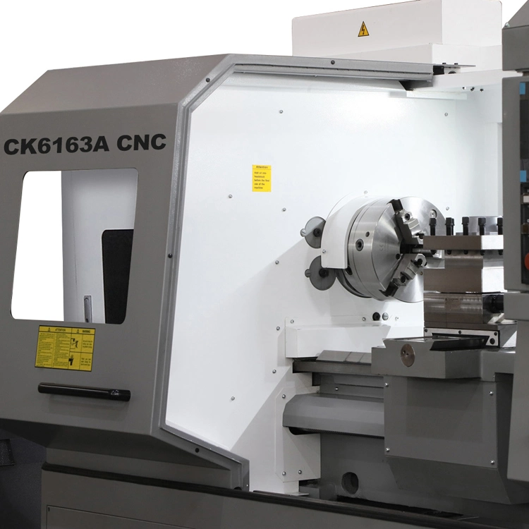 Machine-outil de tour CNC de type sur le sol avec certification CE Bon prix Ck6163A/1000