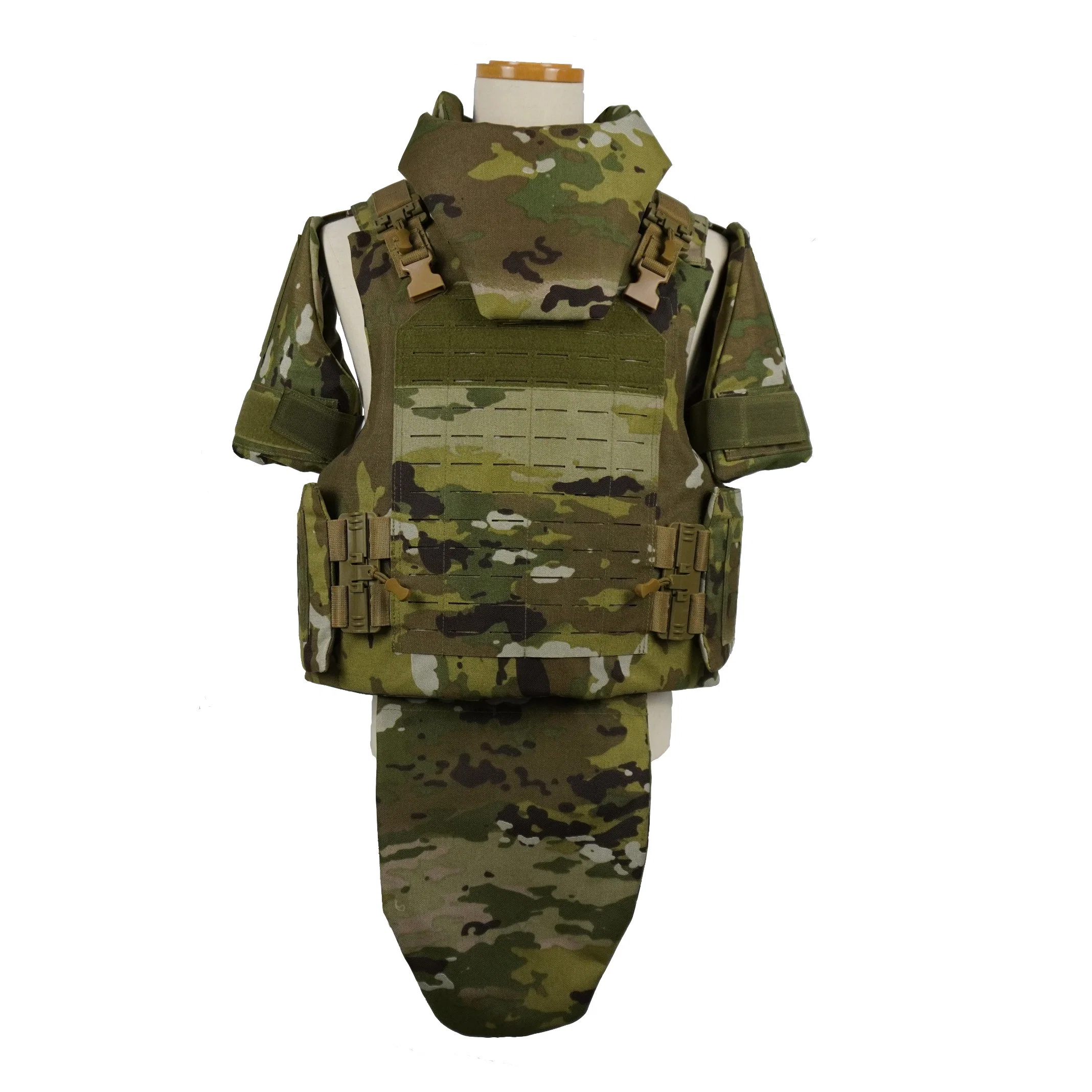 Quick Release Millitary Camouflage Russian 3A. 44 Full Protection Body Armor PE/Aramid Ballistic Jacket