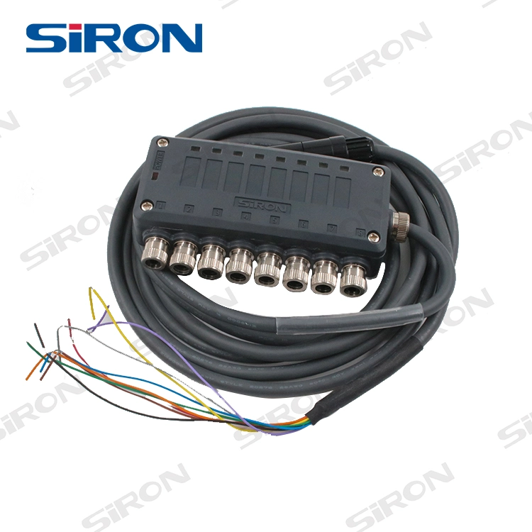 Siron H420-8 Mini tipo NPN/PNP IP67 NPN/PNP junção de conectores à prova de água Caixa