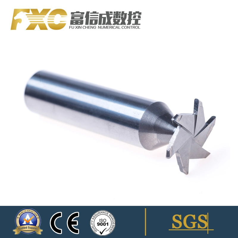 Fxc 6 Flutes SUS Solid Carbide T-Slot Milling Cutters