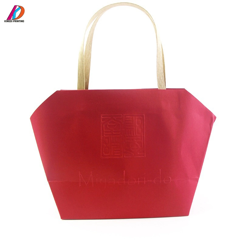 Accept Custom Printed Recyclable Luxury Style Paper Bag of Shopping