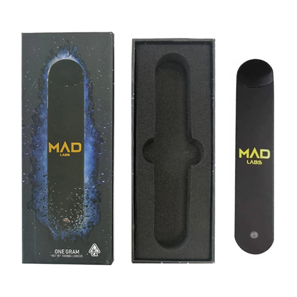 Wholesale/Supplier Empty Mad Labs Diposable Vape Pen Pod DAB Wax 1000mg 1ml 1.0ml 1 Gram Ceramic Coil CB. D Th. C Delt. a 8 D8 Extracts Rechargeable Pod