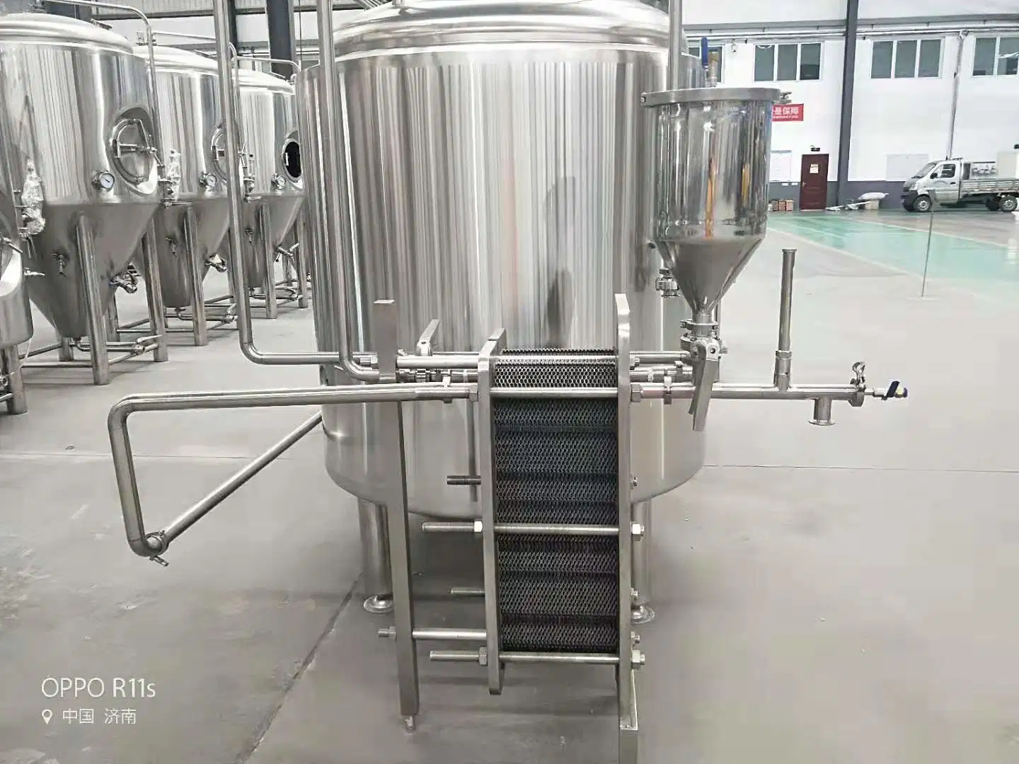 15bbl 3 Vessels Beer Brewing Project with Mash Lauter Tun and Boiling Kettle Whirlpool Tank