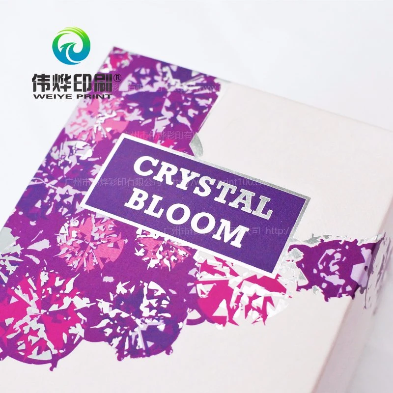 Beautiful Printing UV for Crystal Bloom Paper Packaging Box