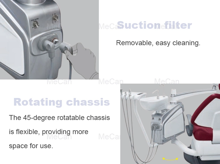 New Multifunctional Mecanmed Portable with LED Light Children Dental Chair High quality/High cost performance 