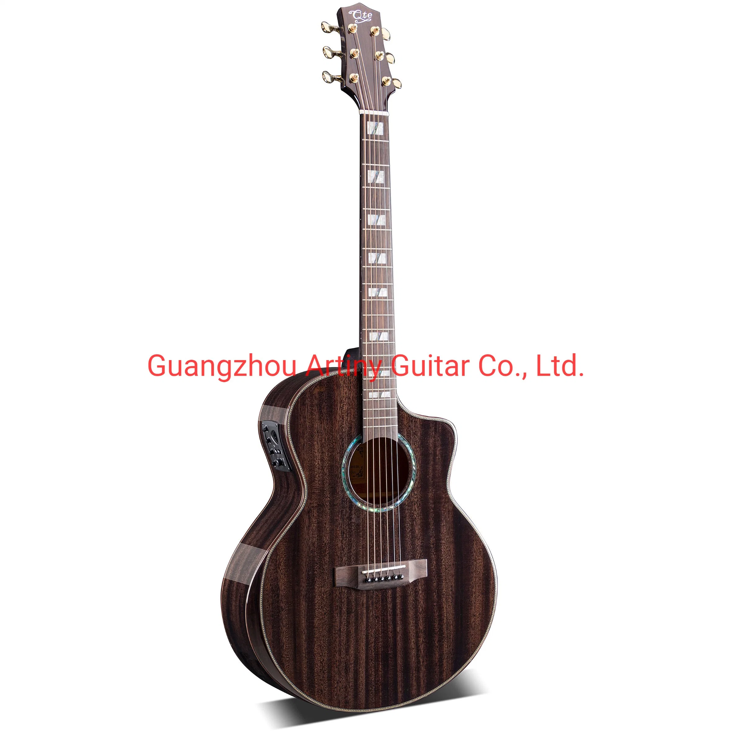 OEM 41 Inch Top Solid Mahogany Acoustic Guitar Best Selling Guitarra