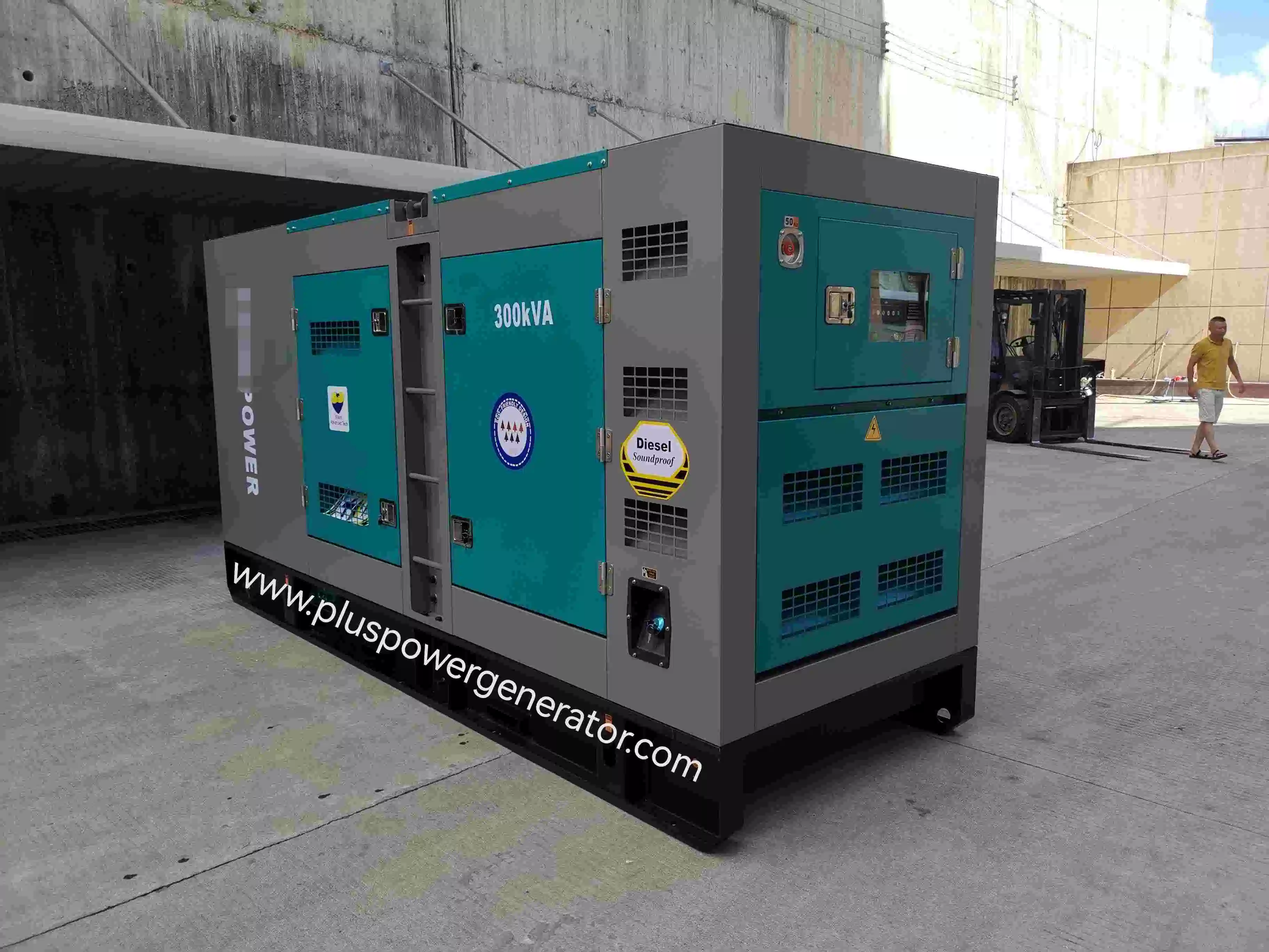 328kw 410kVA Super Silent Diesel Power Generator Set Genset