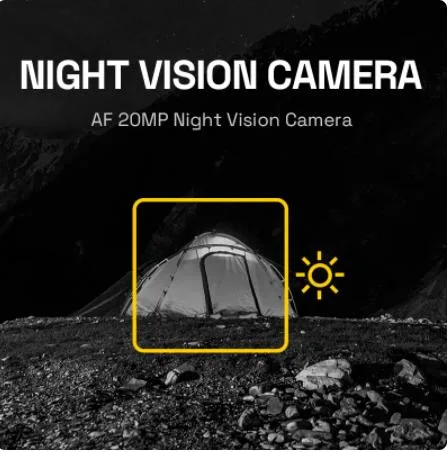Teléfono resistente Android 12 impermeable con Night Vision NFC smartphone