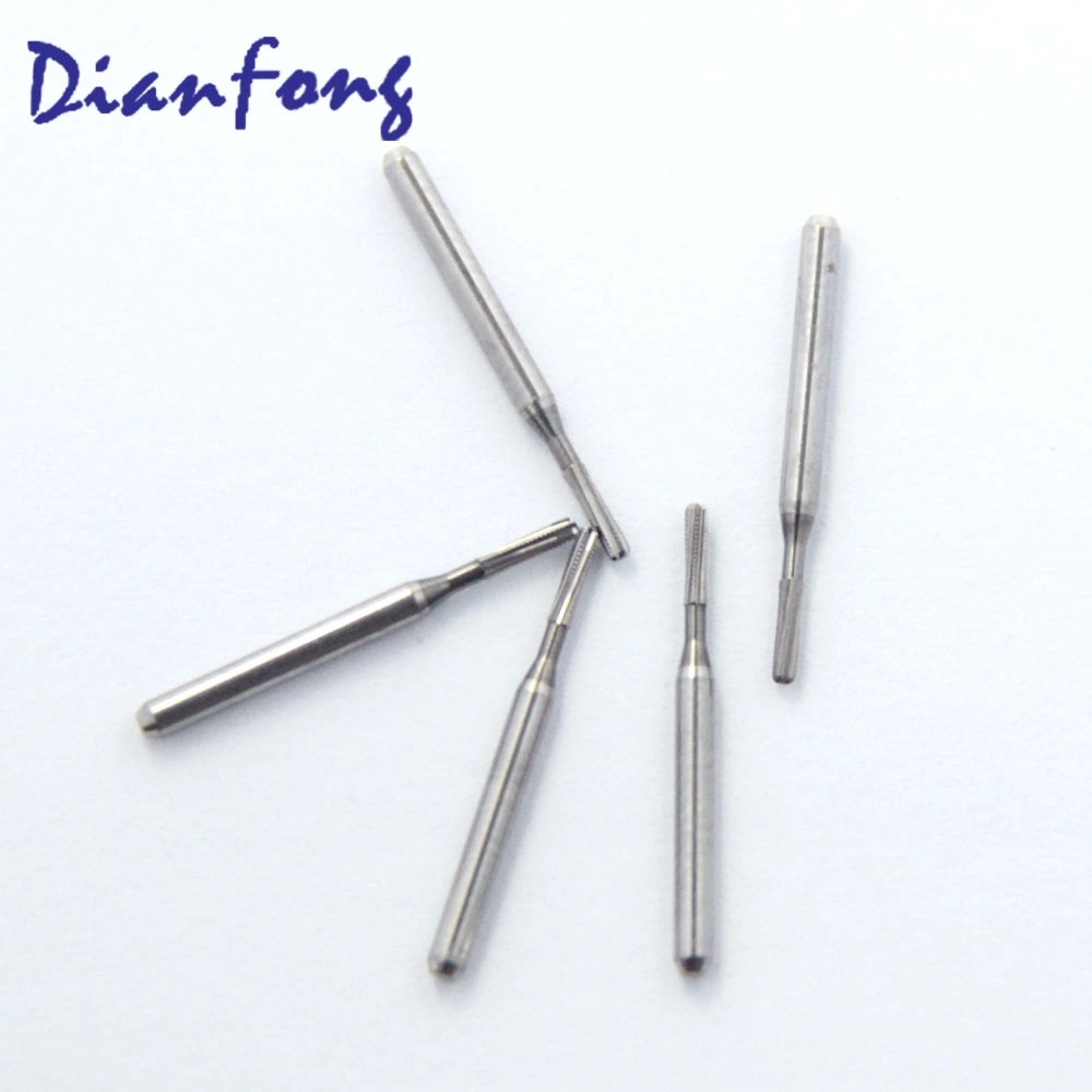 Fg1957 Round Cylinder Cross Cut Dental Tungsten Carbide Burs