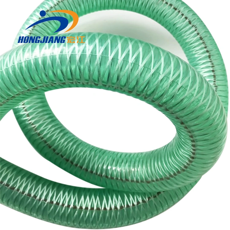 Original Factory Transfer Chemical Liquids Transparent PVC Spiral Steel Wire Reinforced Hose