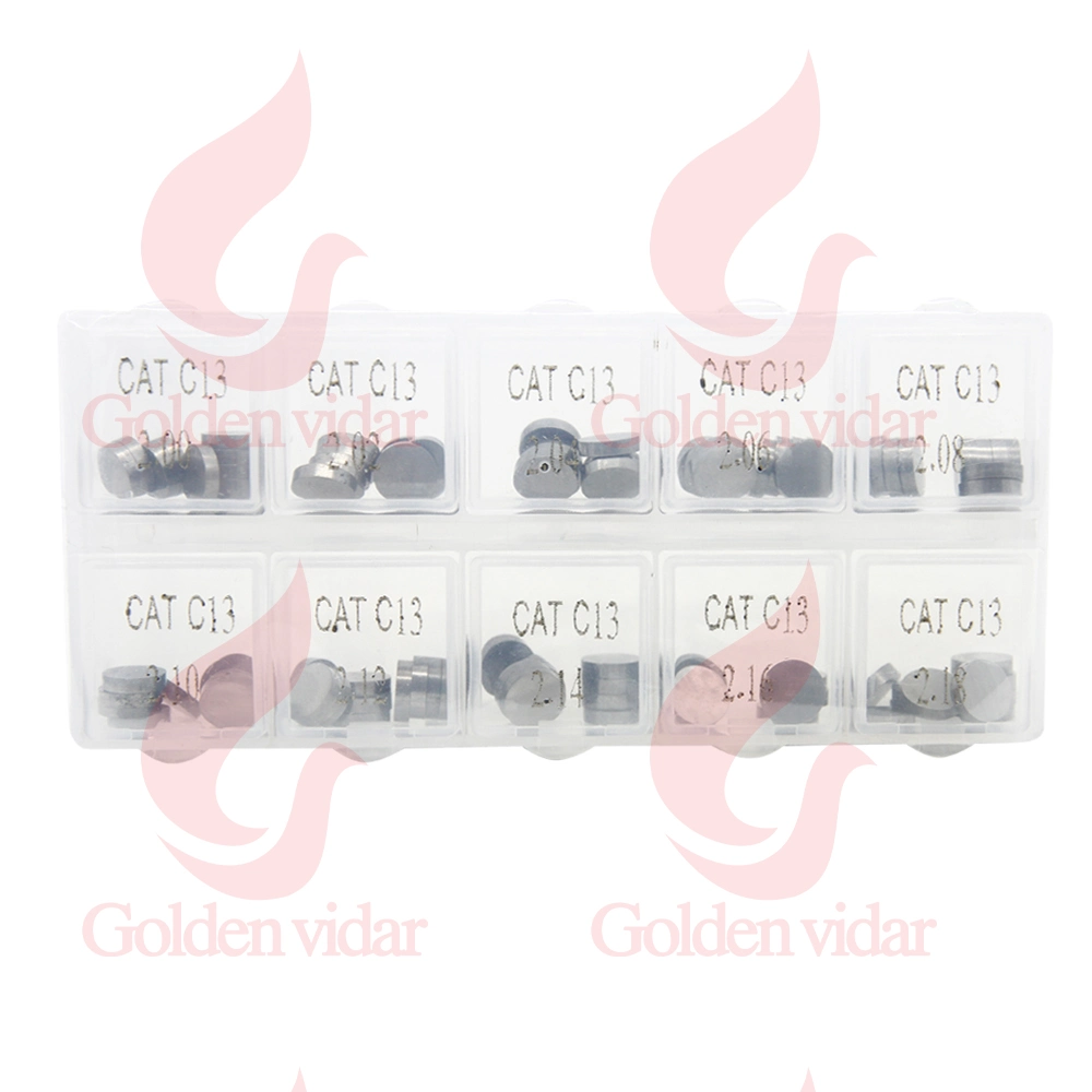 Golden Vidar Nozzle Pressure Gasket C13 2.00-2.54mm 0.02mm First Gear for C11 C13 C15 Fuel Injectors