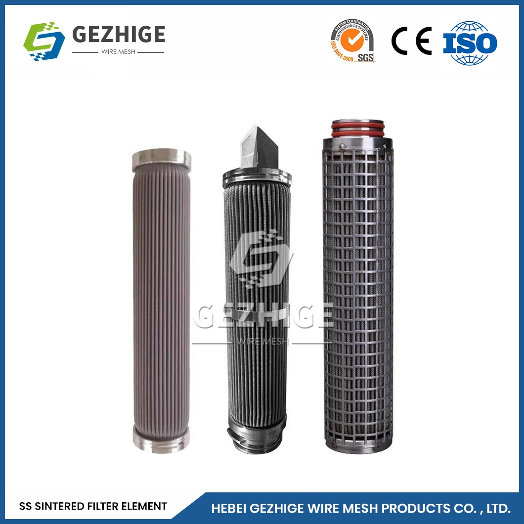 Gezhige 2 UM sintered Mesh تصفية التصنيع 220 الواجهة متعددة الطبقات مصفى شبكي ساترنبين الصين 2-6 طوابق قرصوف من الفولاذ المقاوم للصدأ عنصر الفلتر