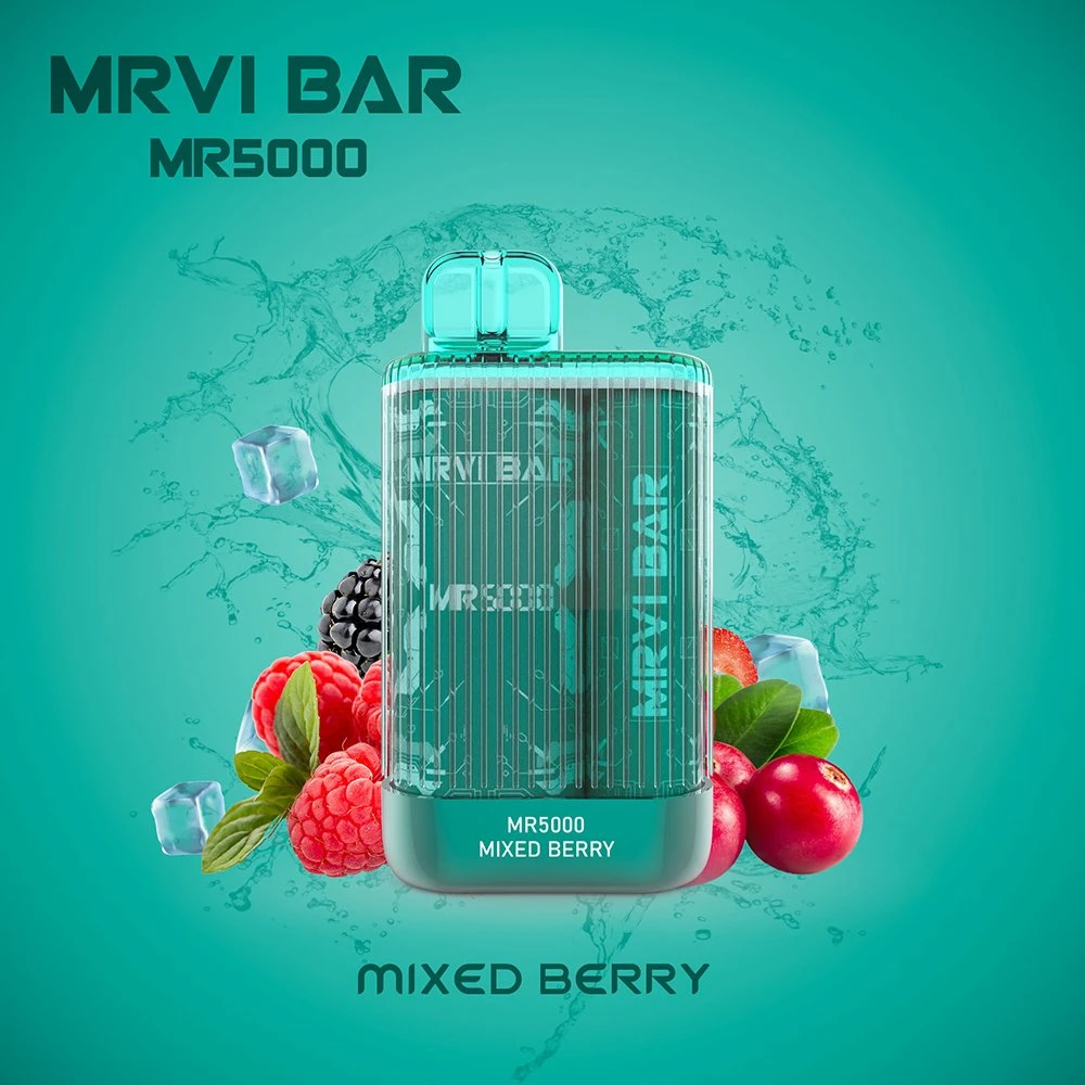 Mrvi Vape 5000 Puff desechables Wape Precio sabor de la fruta perdido Randm María Shisha Vapers recargable Mini Pen E Cig narguile