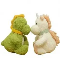 Unicornio relleno suave personalizado algodón relleno Plush Animal peajes para Bebé