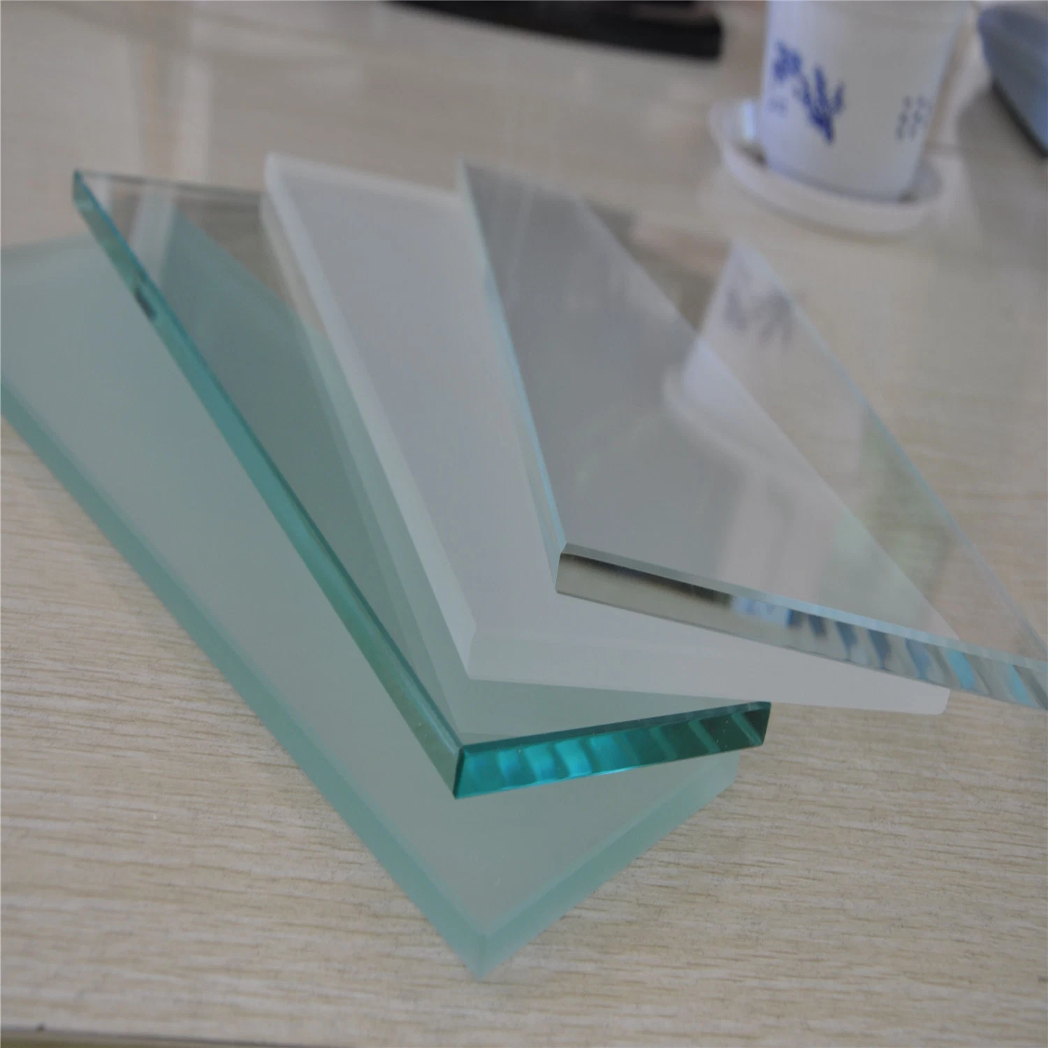 10mm Flat Polished Edge Display Shelf Glass/Glass Shelf