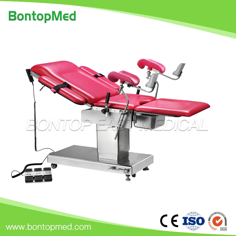 Hospital Medical Equipment Electric Gynecology Obstetric Delivery Maternity Delivery Bed Operating Table