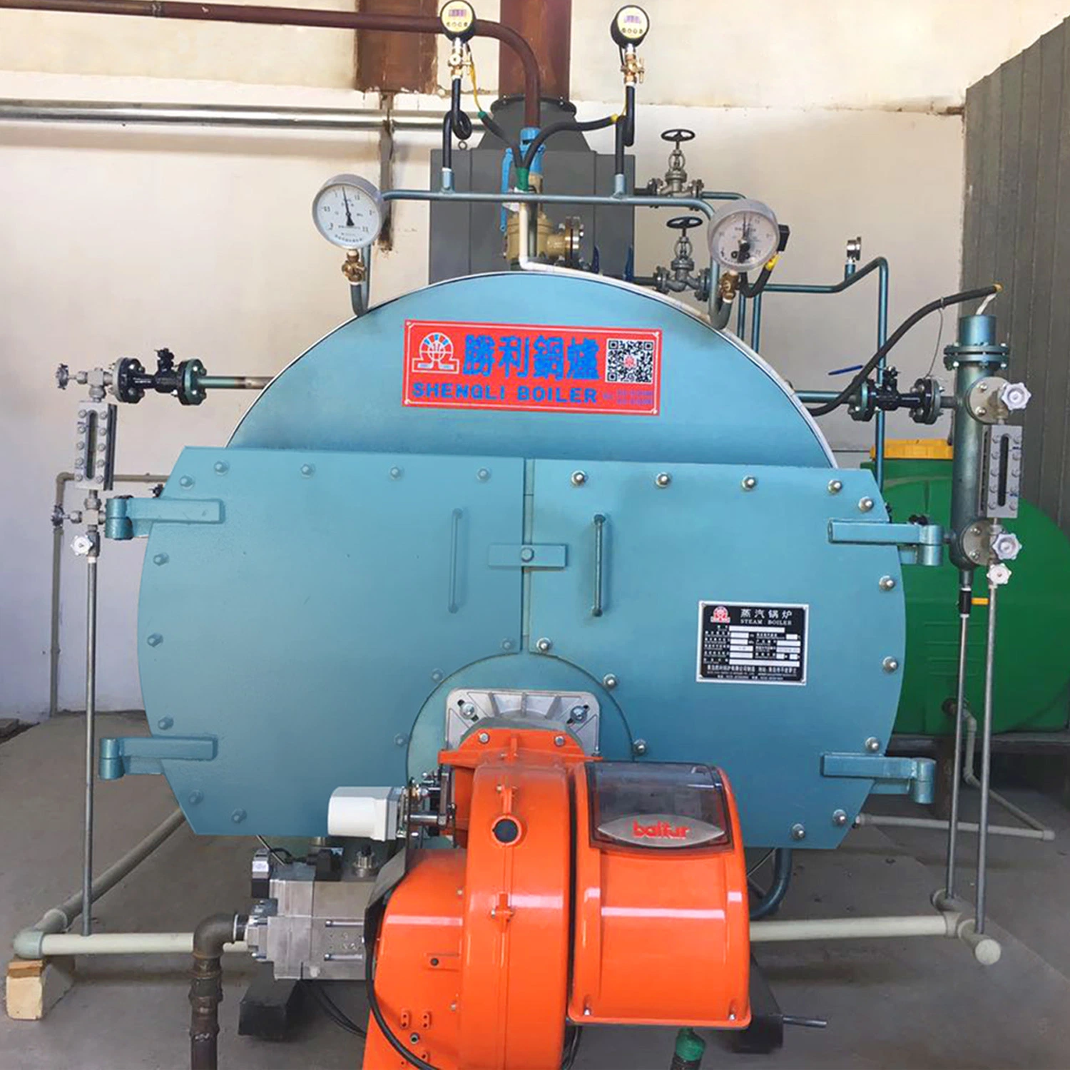 Quickly Installed Low Pressure Gas Oil Steam Boiler