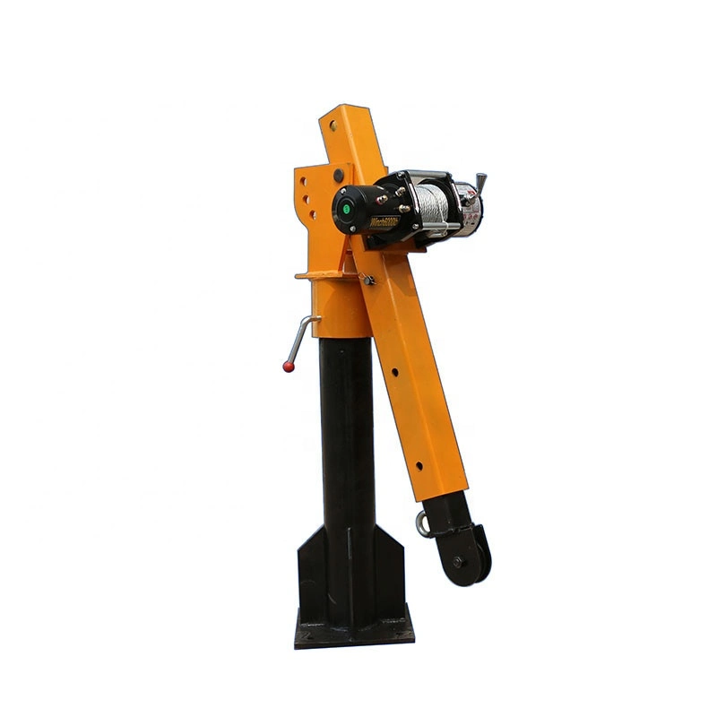 220V 360 Degree Small Electric Lifting Equipment Mini Crane