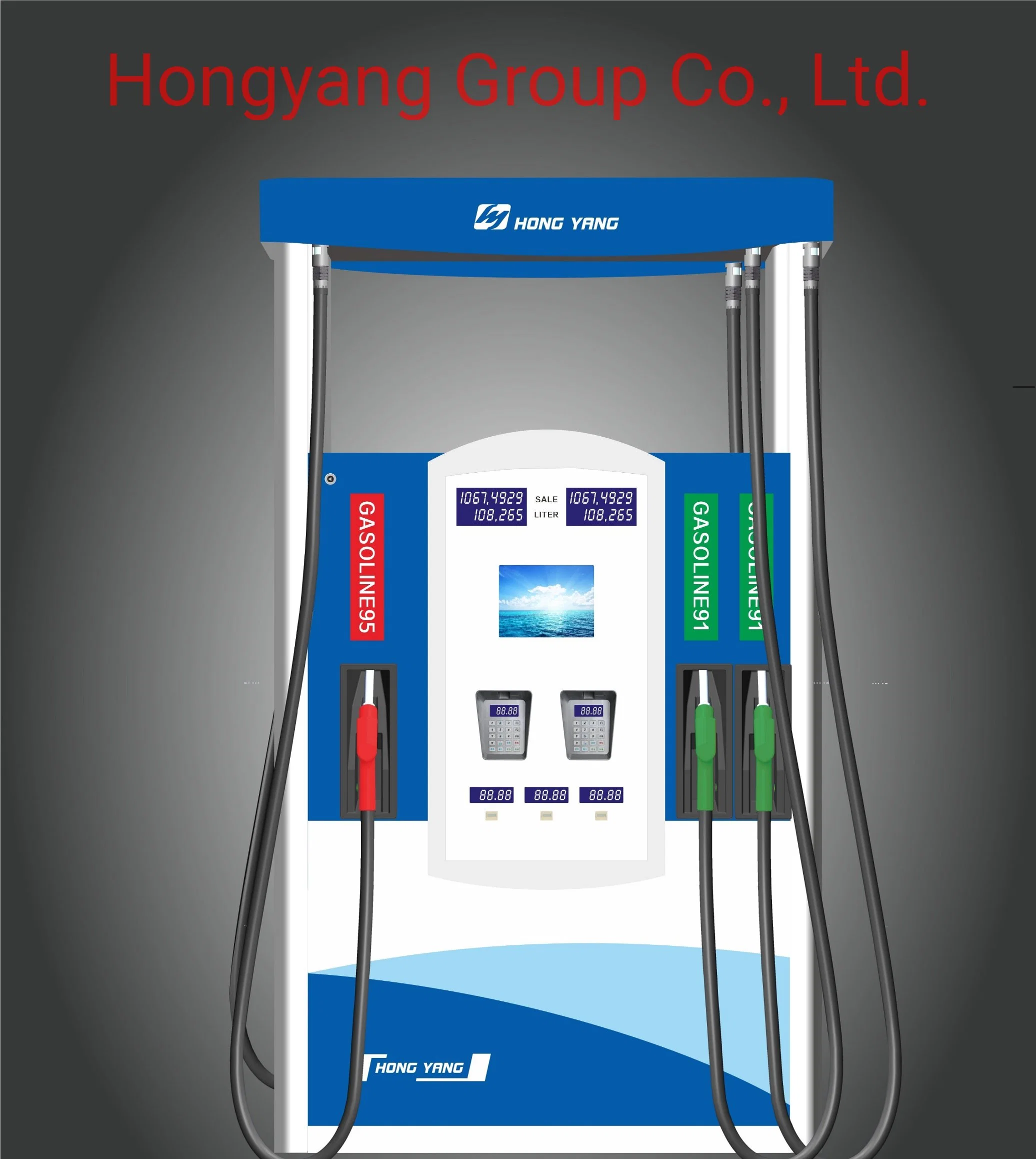 Filling Station LPG Dispensesr Gas Dispenser with 2 LPG Nozzle for Gas Station