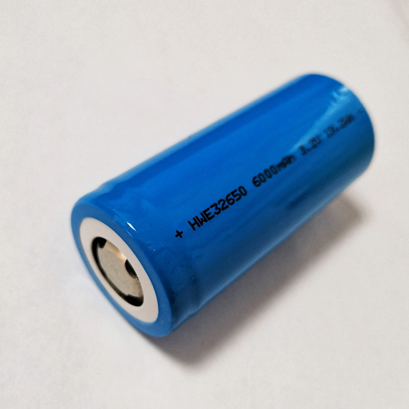 Rechargeable 6000mAh 32650 LiFePO4 Battery Cell 32700 for E Scooter Solar Storage Telecom Base Station