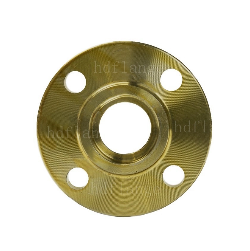 Gold Yellow Standard Casting ANSI 150lbs Cast Carbon Steel Slip on Flange