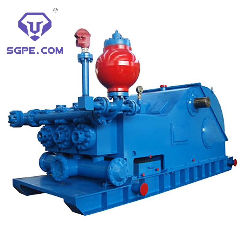 Made in China Drilling Rig Circulation Mud System Reciprocating Horizontal Triplex Piston Single Action Mud Pump F1600 F1300 F1000 F800 Nb-1300 Nb-1600