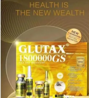 Italy Brand Hotsale Injectable Glutax 1800000GS Skin Whitening Injection Glutathione for Body Care