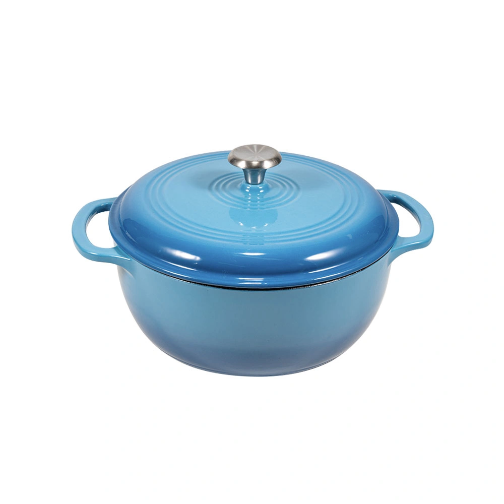 Large Capacity Kitchen Appliance Cookware Enameled Cast Iron Pot