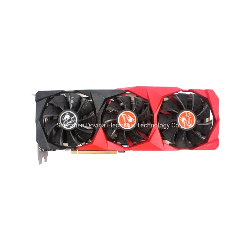 Cartes graphiques d'ordinateur colorées Gddr6 RTX 3070 carte vidéo 8 Go Pour PC