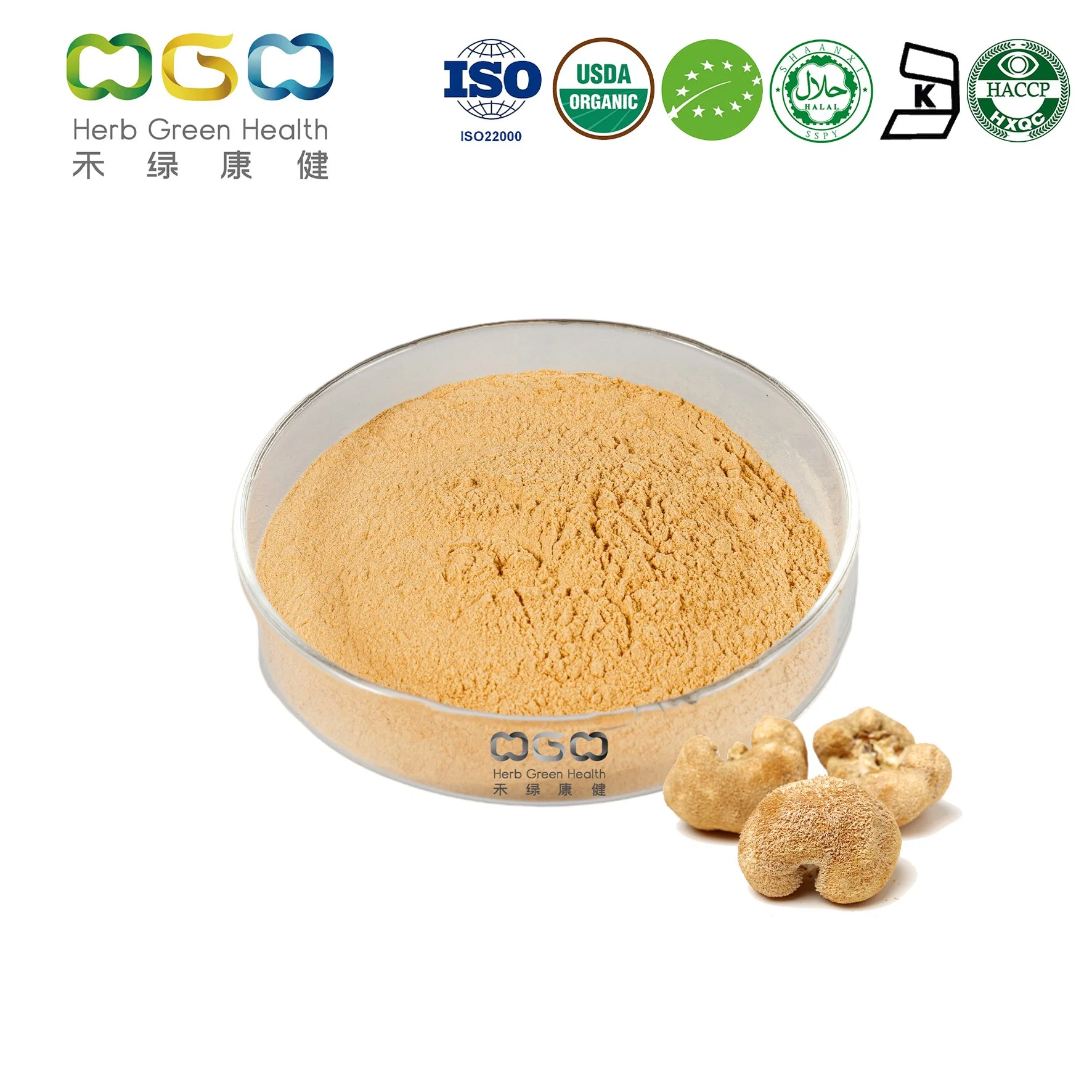 Bulk Price Pure Hericium Erinaceus Organic Lions Mane Mushroom Powder