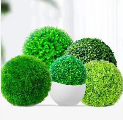 Artificial Plant Fuxus Topiary Boxwood Tree UV Home Garden Decoration