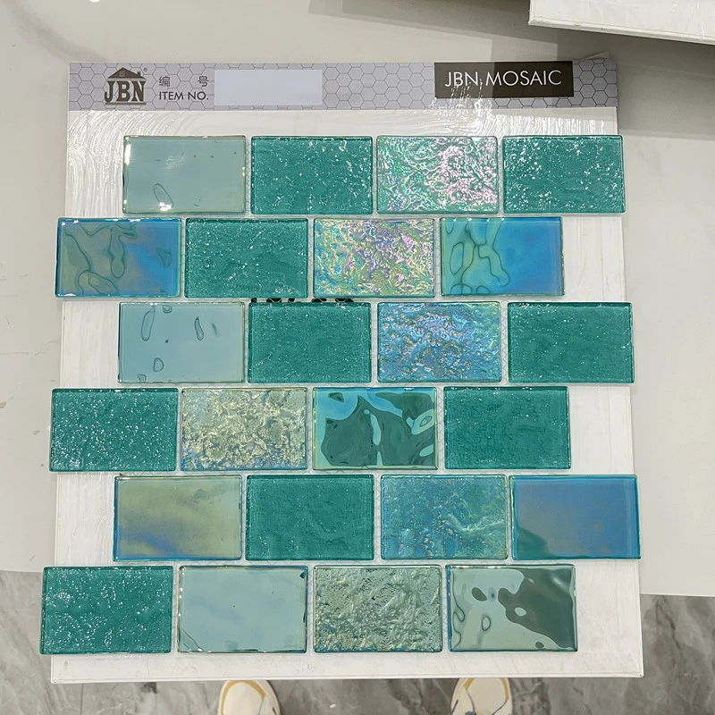 Swimming Pool Square Ceramics Mosaics Tile Big Small Chip 300X300mm Sheet Size