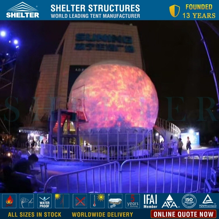 Luxury Large 30m Diameter Commercial Event 3D Projection Dome Tent